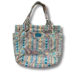 Marc By Marc Jacobs Standard Supply Workwear Multicolor Floral Quilted Tote Bag